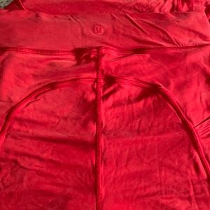 Lululemon Red Leggings Size 4